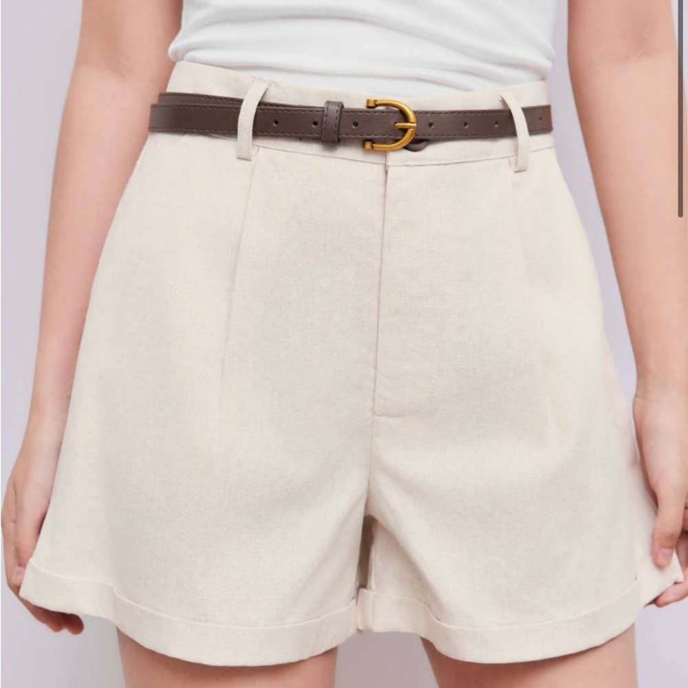 Cider Paperbag Waist Shorts